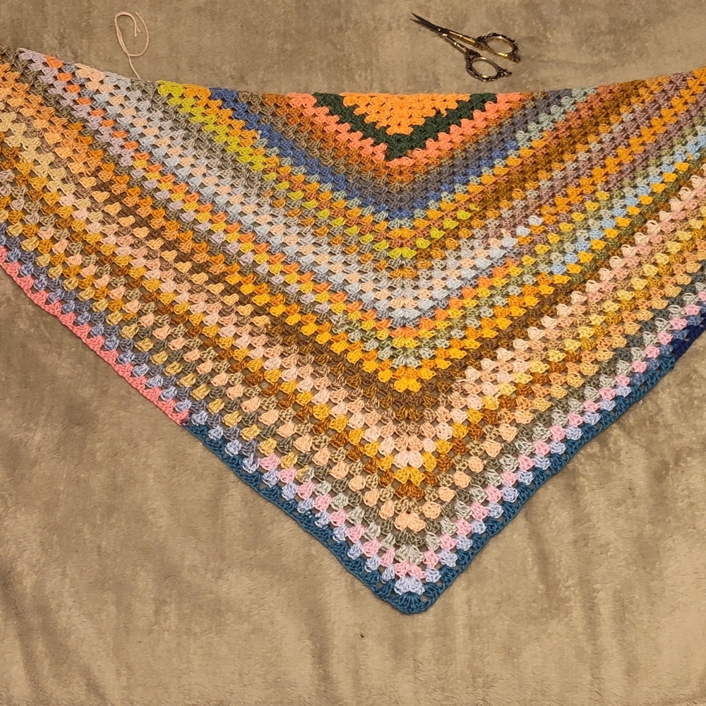 Multicolor Crochet Scarf Wrap